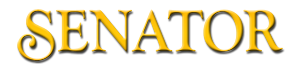 Logotipo de Senator, grupo que recomienda a Gana777